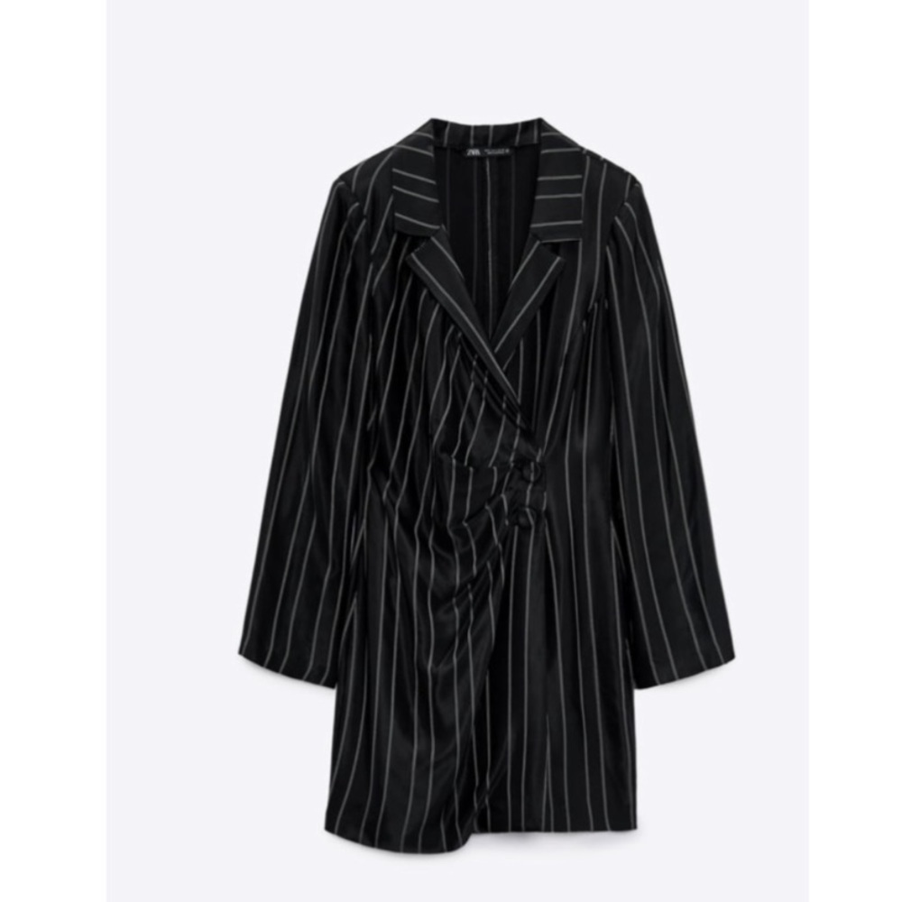 NEW ZARA STRIPED BLAZER DRESS SPECIAL EDITION SIZE LARGE​​​​